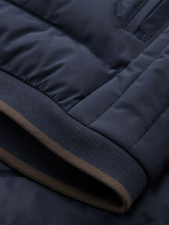 Molecule Χειμωνιάτικο Μπουφάν Puffer Navy Μπλε