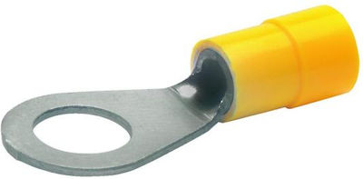 Adeleq Insulated Ring Terminal Φ8mm Yellow 12-50368