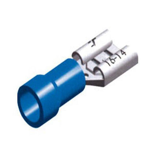 Adeleq Ακροδέκτης Συρταρωτός με Μόνωση 2.5mm² Μπλε (12-521425)