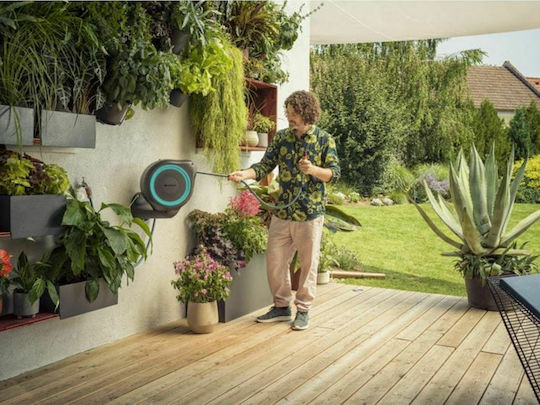 Gardena Rollup M Automatic Watering Wind Wall Mounted with Hose 20m Μ