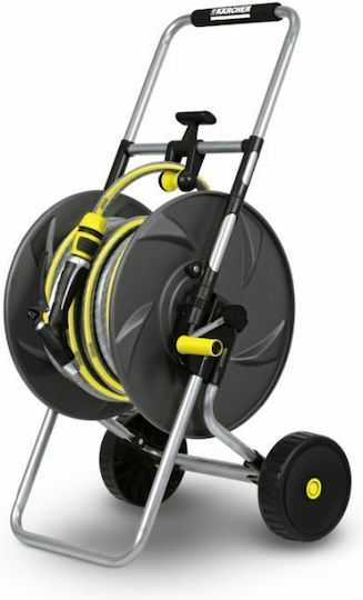 Karcher ΗΤ 80 Τροχήλατη Ανέμη Ποτίσματος με Λάστιχο 20m με Χερούλι Μαζέματος