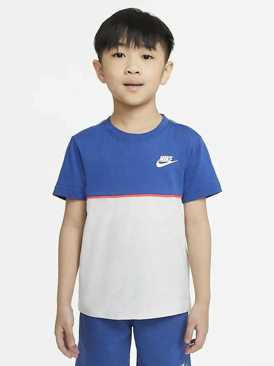 Παιδικό Σετ με Σορτς Καλοκαιρινό 2τμχ Μπλε Sportswear