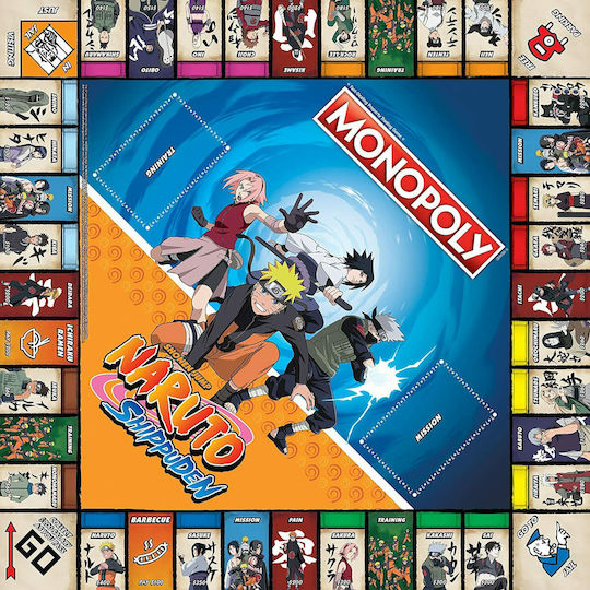 Brettspiel Monopoly Naruto Shippuden für 2-6 Spieler 8+ Jahre (EN) Winning Moves