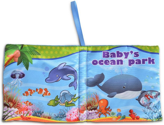 Cangaroo Activity Book Soft Children's Activity Book Ocean's Park JL55 made of Fabric for 12++ Months