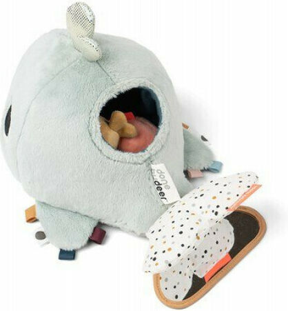 Done by Deer Animăluț Hide & Seek Activity Toy Wally din Țesătură cu Sunete pentru 0++ Luni
