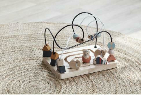 Kids Concept Labirint Bead Frame Neo din Lemn pentru 12++ Luni