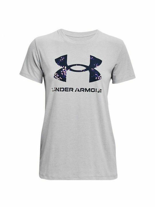 Damen T-Shirt Gray