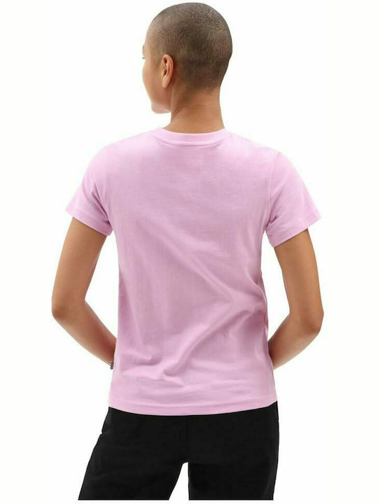 Γυναικείο T-shirt Λιλά με Στάμπα