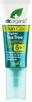 Dr.Organic Skin Clear Organic Tea Tree Treatment Gel Маска За Лице за Хидратация 10мл