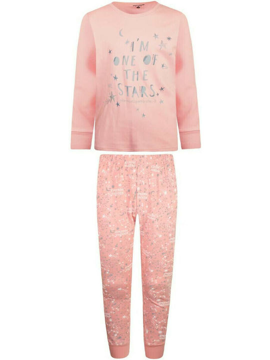 Energiers Kids' Pajamas Winter Pink
