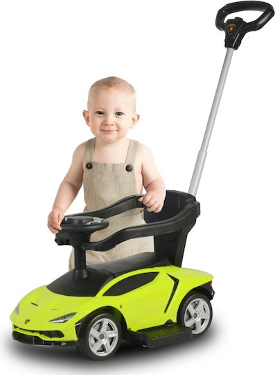Jamara Lamborghini Mașină Ride On Cu Mâner Pentru Părinți Pentru 12+ Luni Cu Sunete Verde