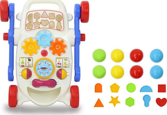 Jamara Μy First Baby Walker Baby Walker for 12++ Months 460586 White