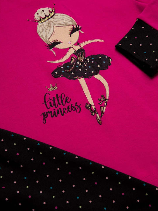 Minerva Kids' Pajamas Winter Fuchsia Princess