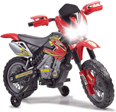 Kids Motorbike Inspired Cross Electric 6 Volt Red