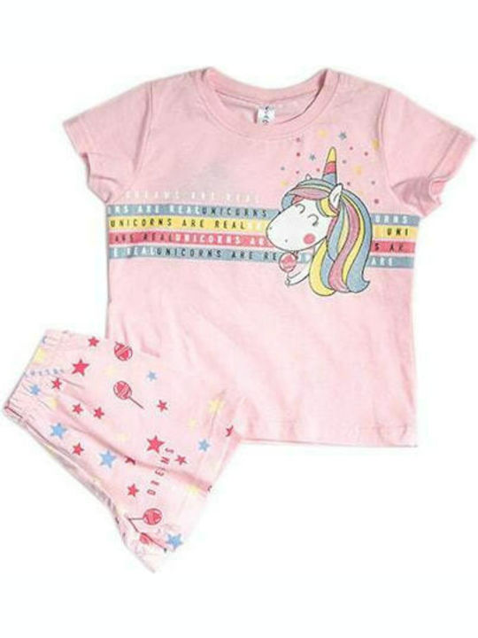 Dreams by Joyce Kinder-Nachtwäsche Sommer Rosa Einhorn