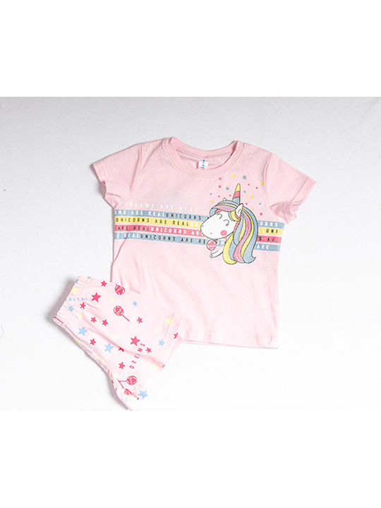 Dreams by Joyce Kinder-Nachtwäsche Sommer Rosa Einhorn