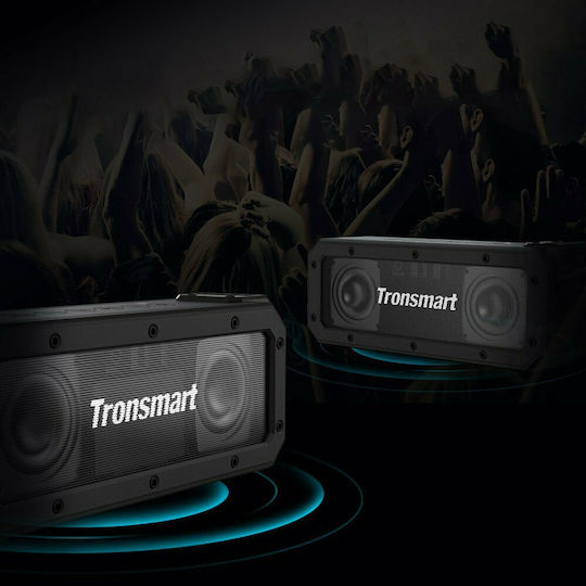 Tronsmart Element Force+ Waterproof Bluetooth Speaker 40W with Battery Life up to 15 hours Black