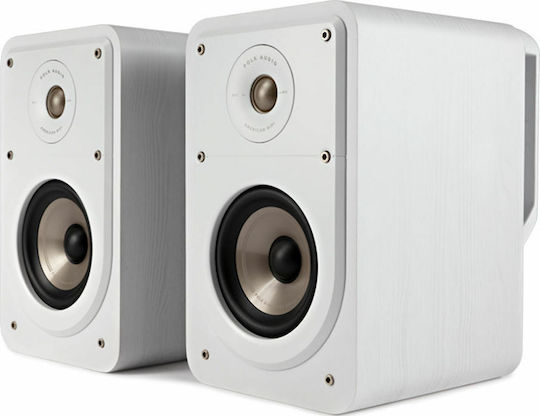Polk Audio Signature S15e Pereche Boxe Hi-Fi Bookself 100W 2 Nr. de șoferi L19.05xA26.04xÎ30.48cm. Alb