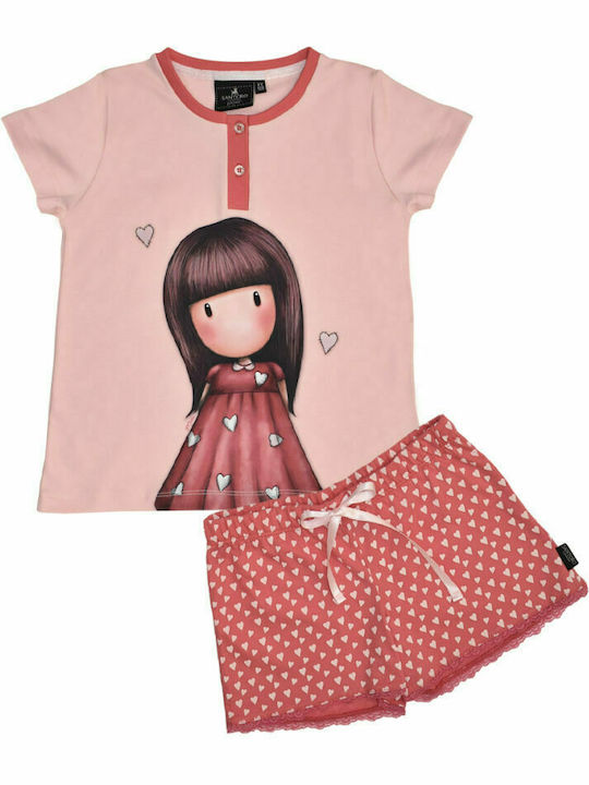 Santoro Kids' Pajamas Summer Pink