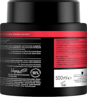 Syoss Color Vibrancy Boost Hair Mask Color Protection 500ml