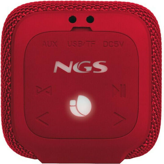 NGS Roller Coaster Ηχείο Bluetooth 10W με Διάρκεια Μπαταρίας έως 8 ώρες Κόκκινο