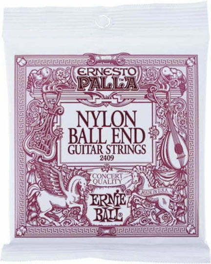 Ernie Ball Set of Nylon Strings for Classic Guitar Ernesto Palla Nylon Black & Gold 28 - 42"