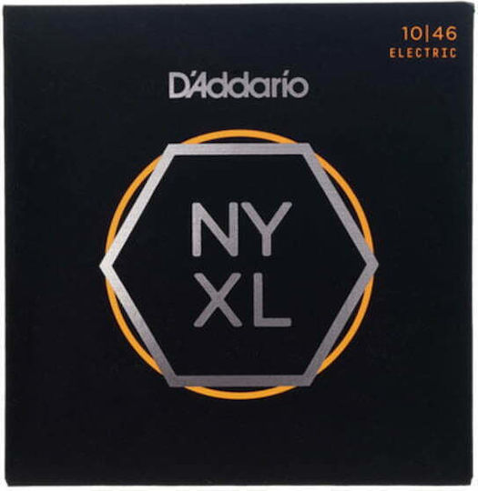 Daddario NYXL Set of Nickel Wound Electric Guitar Strings 10 - 46" Regular Light