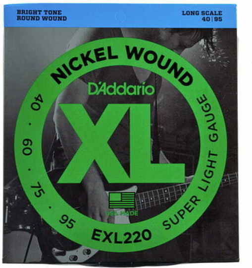 Daddario XL Nickel Bass Set Corzi Pentru Bas Nickel Wound 40 - 95
