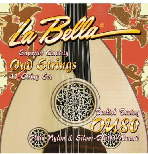 La Bella Set Nylon de Corzi pentru Oud OU80 Acordaj turcesc