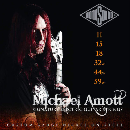 Rotosound Michael Amott Signature Set Σετ Χορδών Steel Ηλεκτρικής Κιθάρας 11 - 59"