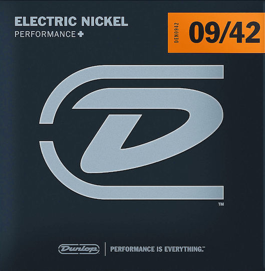 Dunlop Performance+ Set Nickel Wound Electric Guitar Strings 17 - 30 Extra Light