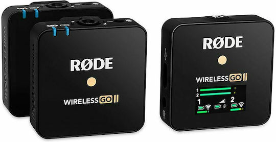 Rode Wireless GO II Ασύρματο Πυκνωτικό Μικρόφωνο Πέτου, Clip On Δημοσιογραφικό