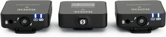 Rode Wireless GO II Ασύρματο Πυκνωτικό Μικρόφωνο Πέτου, Clip On Δημοσιογραφικό