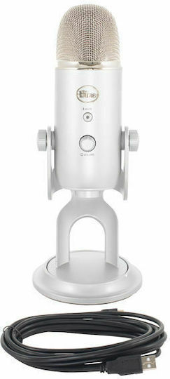 Blue Microphones Yeti Condenser Microphone USB Tabletop for Vocals