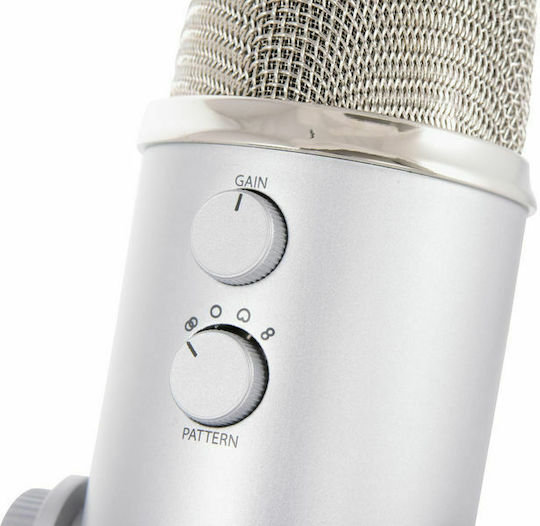 Blue Microphones Yeti Condenser Microphone USB Tabletop for Vocals
