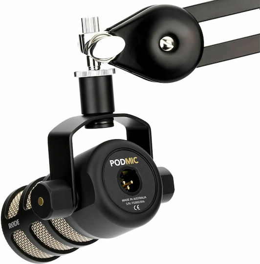Rode PodMic Δυναμικό Microphone XLR Shock Mounted for Vocals