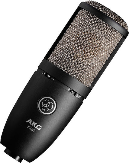 AKG Perception 220 Condenser Microphone Shock Mounted for Vocals