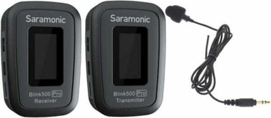 Saramonic Blink 500 Pro B1 Σετ Ασύρματο Πυκνωτικό Μικρόφωνο Πέτου, Clip On για Κάμερα