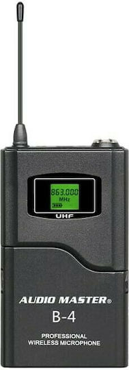 Audio Master GLX250-BB Seturi Wireless Δυναμικό Microfon Πέτου, Clip On