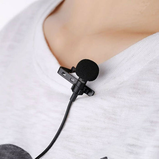 Hands-Free Lavalier Electret Microphone USB Πέτου, Clip On Journalistic USB