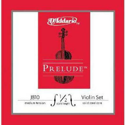 Daddario Μονές Steel Χορδές 4τμχ για Βιολί 1/2 / 3/4 Prelude Violin 1/2 Medium