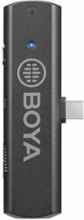 Boya BY-WM4 Pro K5 Σετ Ασύρματο Δυναμικό Μικρόφωνο Πέτου, Clip On, Ζώνης Δημοσιογραφικό σε Λευκό Χρώμα