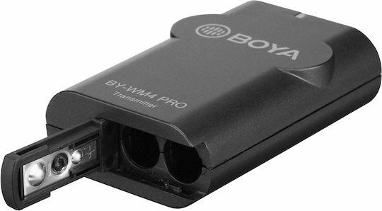 Boya BY-WM4 Pro K5 Σετ Ασύρματο Δυναμικό Μικρόφωνο Πέτου, Clip On, Ζώνης Δημοσιογραφικό σε Λευκό Χρώμα