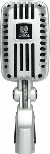 Ihos CLM-101 Δυναμικό Μικρόφωνο XLR Χειρός, Shock Mounted για Φωνητικά σε Ασημί Χρώμα