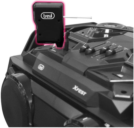 Trevi EM401R Ασύρματο Δυναμικό Μικρόφωνο με Bluetooth Χειρός σε Γκρι Χρώμα