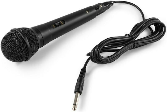 Vonyx Karaoke Speaker with Wired Microphone and Lighting Effects SBS50 178.353 White