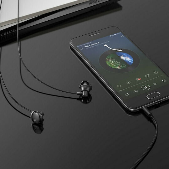 Hoco M75 Belle In-ear Handsfree με Βύσμα 3.5mm Μαύρο