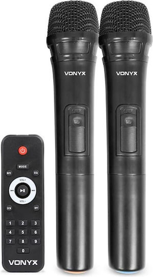 Vonyx Boxă Karaoke Cu Microfoane Wireless SPJ-PA915 170.080 Negru