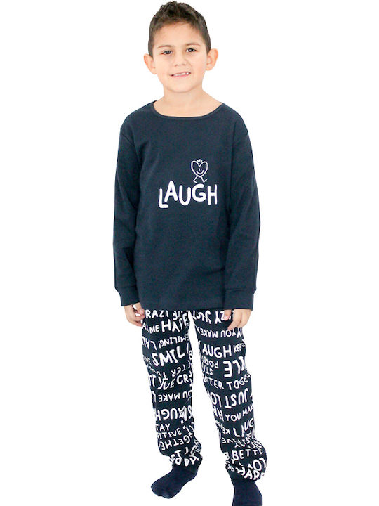 Galaxy Pijama pentru copii De iarnă Albastru marin