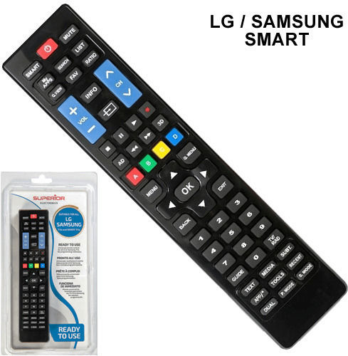 Superior Electronics Συμβατό Τηλεχειριστήριο LG/Samsung Universal για Τηλεοράσεις LG και Samsung